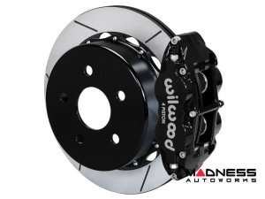 Jeep Wrangler JK Big Brake Kit - Rear - 13.5" Superlite 4R Slotted Rotors - For OE Parking Brake